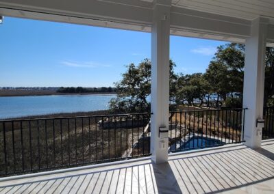 Intracoastal Waterway Porch in Brunswick County NC