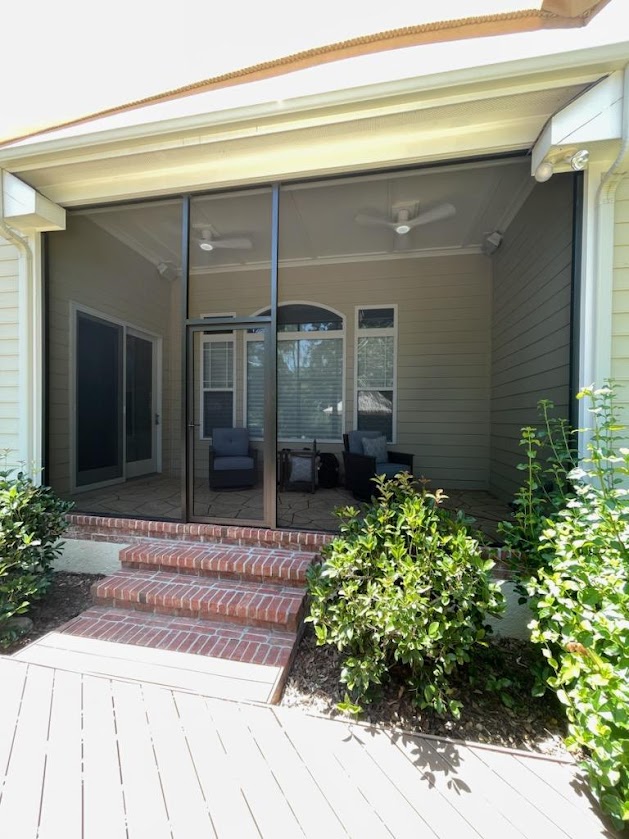 Black Screen Porch