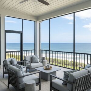 coastal-screen-porch-with-ocean-view-modern-elegan